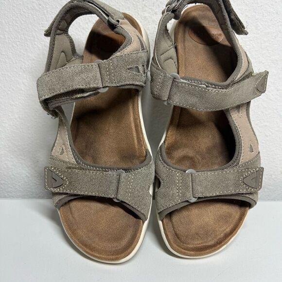 Hōtter Skylar Womens Light Beige Round Toe Casual Flat Sandals Size 9 M - Picture 9 of 12
